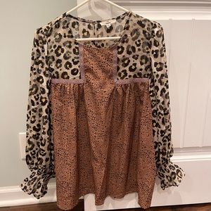 Entro leopard blouse